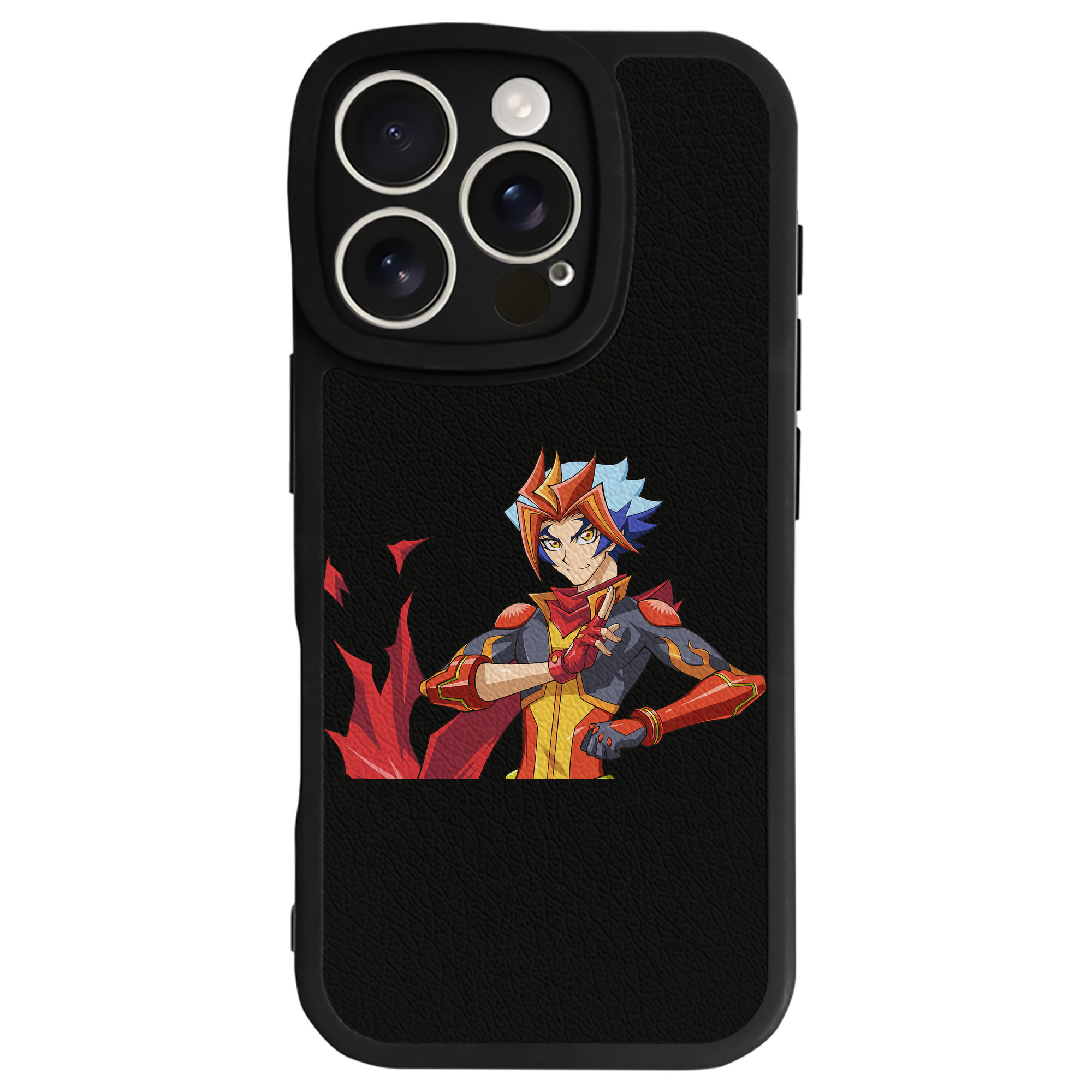 遊☆戯☆王 Yu-Gi-Oh! 【iPhone 16シリーズ対応】シリコンスマホケース（レザー調） 材質：シリコン